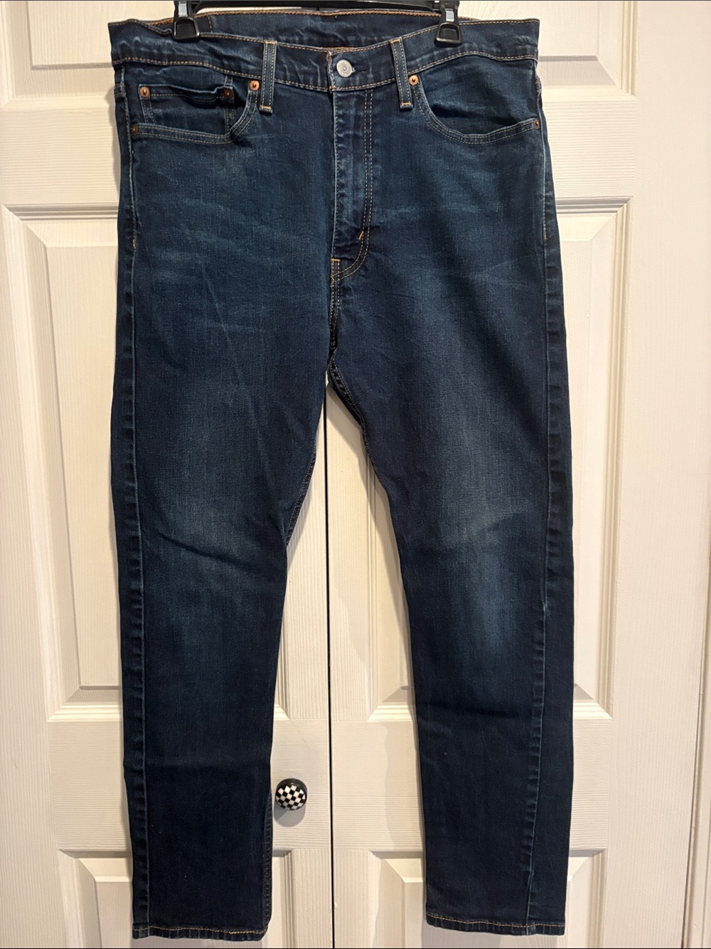Levi's Men's Dark Blue Slim Straight Jeans 36/32